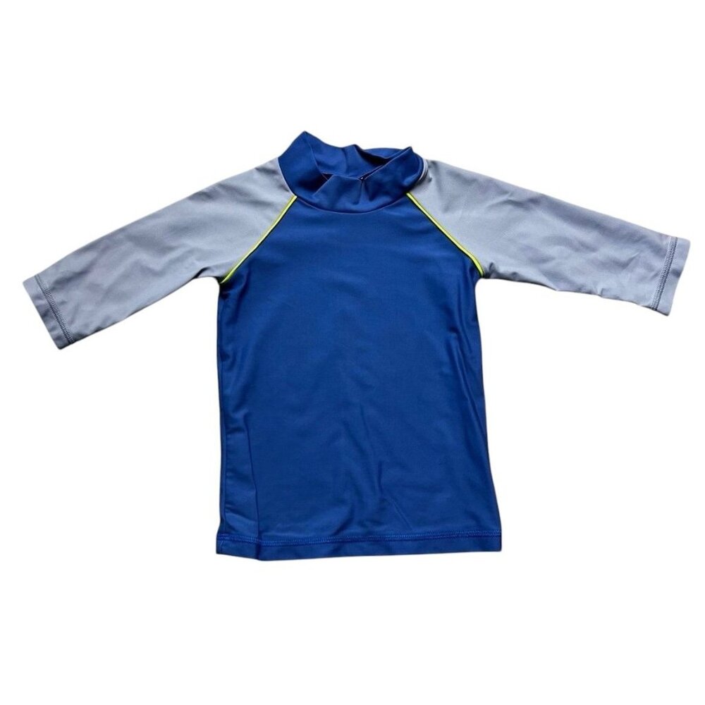 Mini Boden Toddler Boys Blue Rash Guard Size 2-3 Years